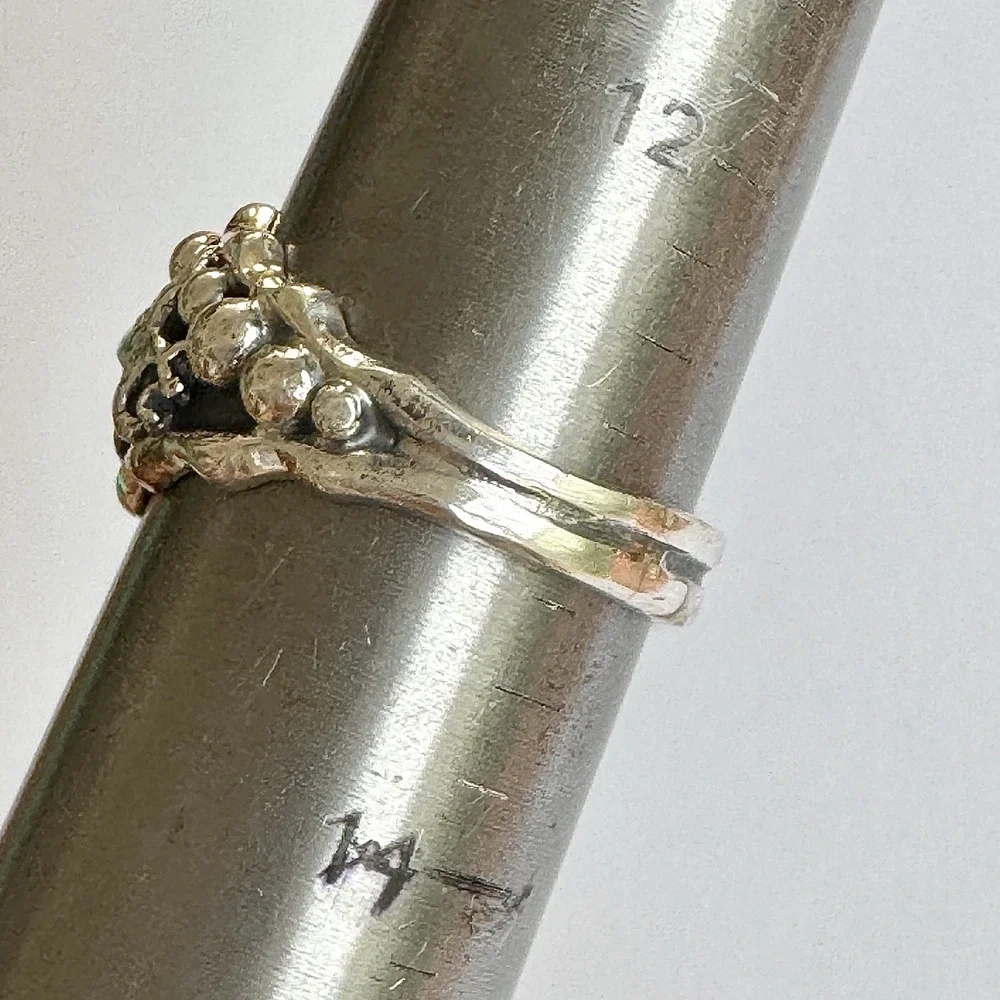 Navajo Eagle Mens Band Sz 13 Ring Turquoise Sterling Morgan Native American